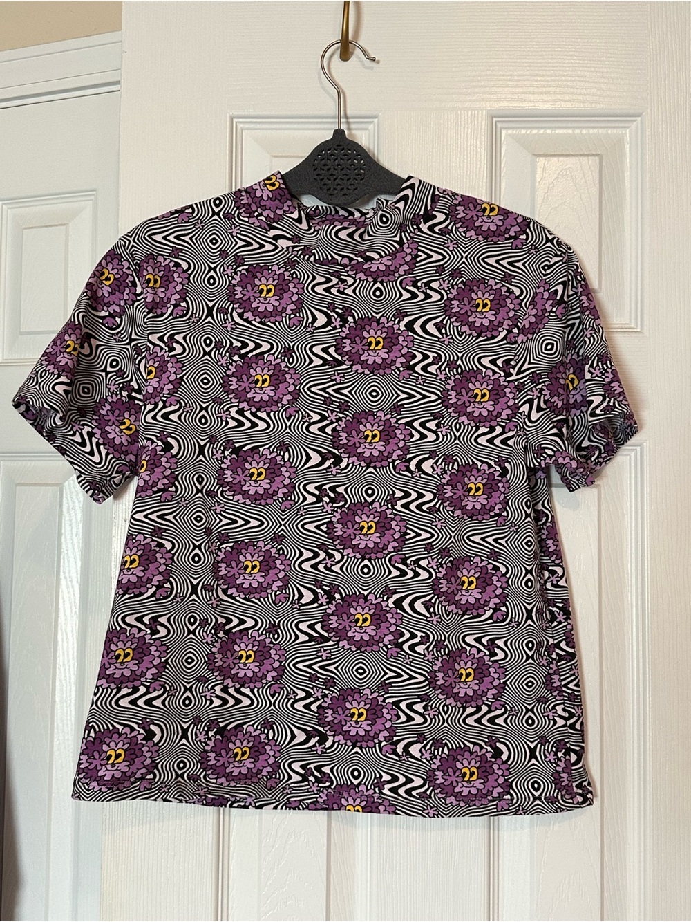 Nooworks Haze Mock Neck XL New Without Tags Maximalist Jersey Tee